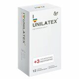 Разноцветные ароматизированные презервативы Unilatex Multifruit  - 1 шт.